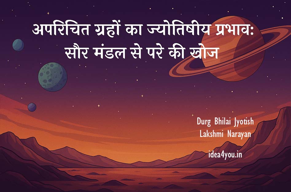 You are currently viewing अपरिचित ग्रहों का ज्योतिषीय प्रभाव: सौर मंडल से परे की खोज
